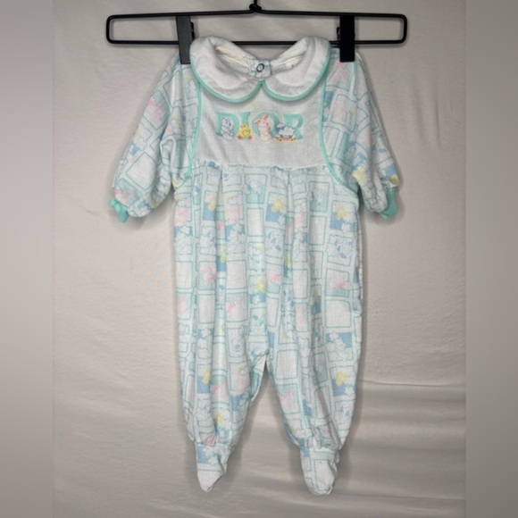 Vintage Baby Dior 90’s Kids Onsie Footie